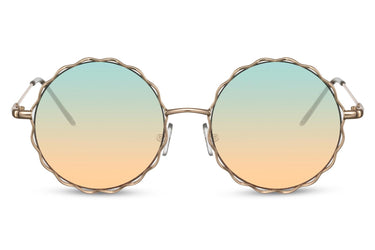 Heart-shaped sunglasses with pink lenses